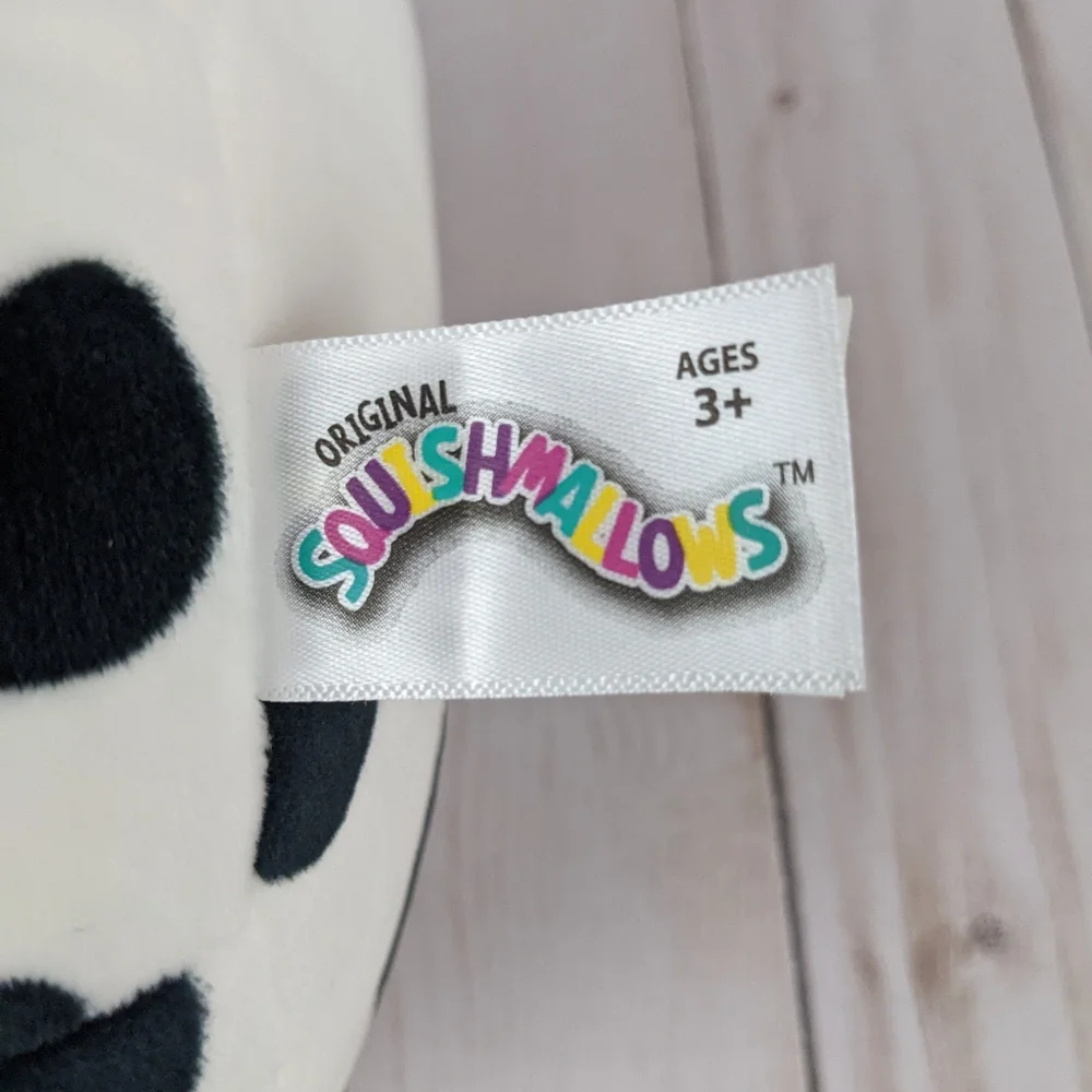 Kellytoy Squishmallows Dustin the Dalmatian Red Glasses New 8" - Picture 9 of 9